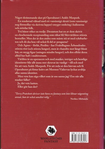 Terry Pratchett / Skivvärlden / Masker / Inbunden / Nära nyskick