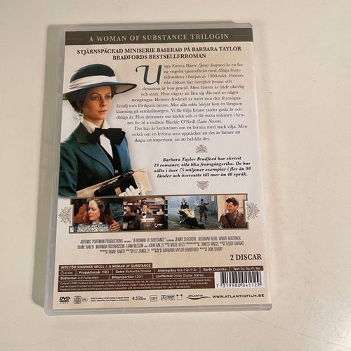 DVD - Inte för Vinnings Skull. 2 disc. Barbara Taylor Bradford.
