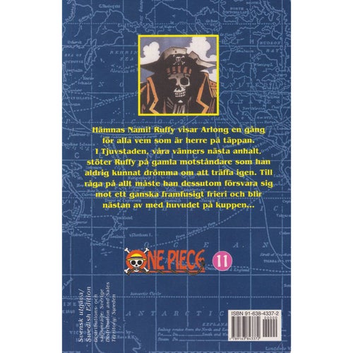 One Piece - 11 - Den grymmaste skurken - Eiichiro Oda - Svensk utgåva (Begagnad)