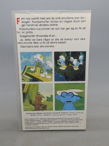 Smurfarna - Det sista Smurfbäret - Svenskt tal - VHS