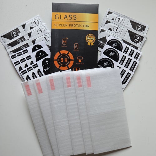 Skärmskydd Apple iPhone 15 Plus, 6-pack, 9H Härdat glas