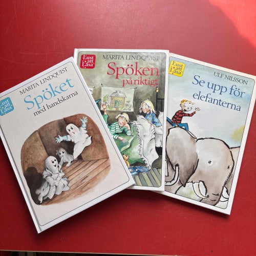 Lust att läsa SPÖKET MED HANDSKARNA + SPÖKEN PÅ RIKTIGT + SE UPP FÖR ELEFANTERNA