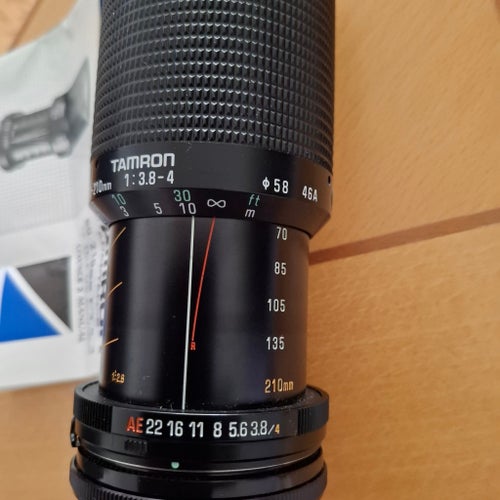 Tamron objektiv 70-210 inkl Canon adapter