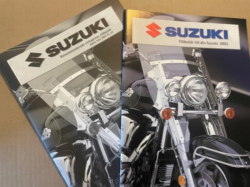 Broschyr Katalog Prislista Suzuki Tillbehör till din Suzuki 2002 Motorcykel MC