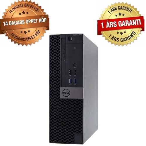 Dell Optiplex 3050 SFF intel Pentium G4400,16 GB RAM,SSD&HDD,1 Års Garanti