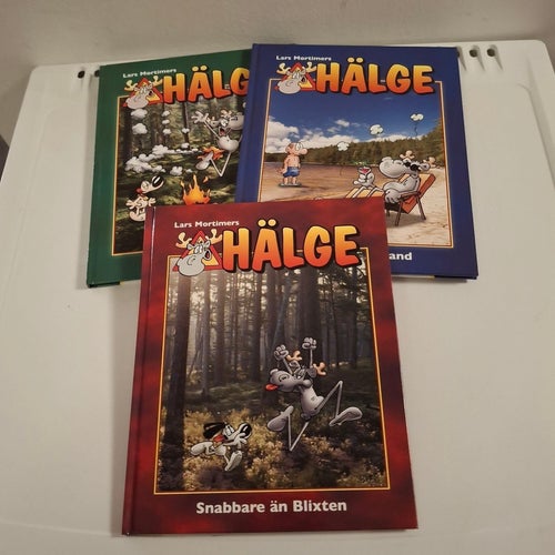 3st inbundena hälge böcker nya?