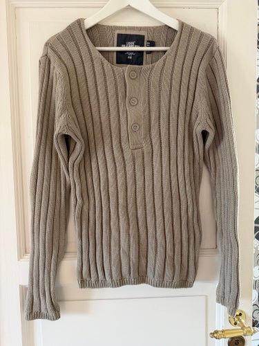H&M L.O.G.G. beige tröja, storlek M