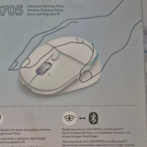 Logitech gaming mus samt trådlös tangentbord