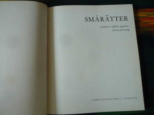 SMÅRÄTTER, EXTRA KRYDDBUKETTEN, BOK, 1969