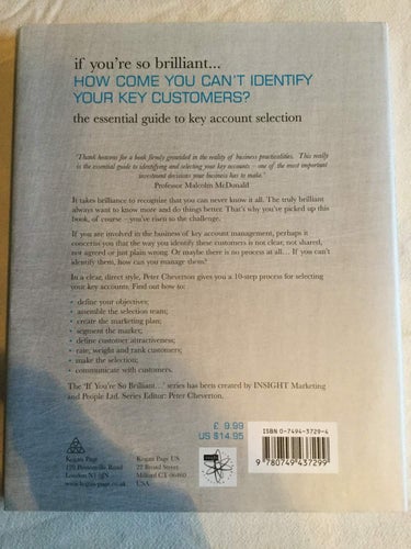 If YouÂ´re So Brilliant… How Come You CantÂ´t Identify Your Key Customers -