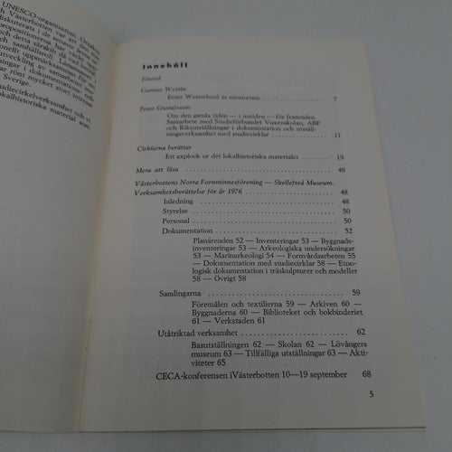 Skellefteå Museum - Meddelande 1976