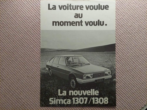 Simca 1307/1308 1975 en Français