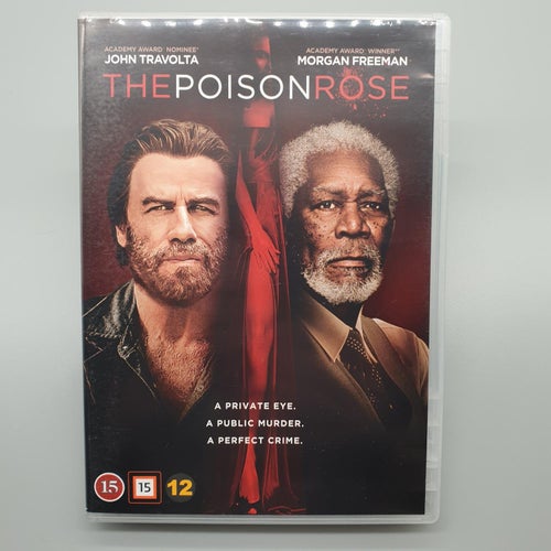 The Poison Rose (2019) -DVD- John Travolta Morgan Freeman Brendan Fraser VG+