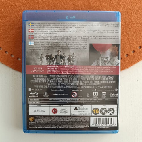 IT (Det) - Blu-ray, Svensk Text *SKIVAN I NYSKICK*