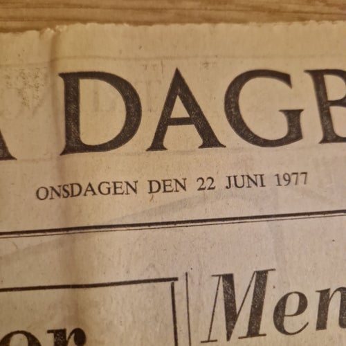 Svenska Dagbladet 22 juni 1977