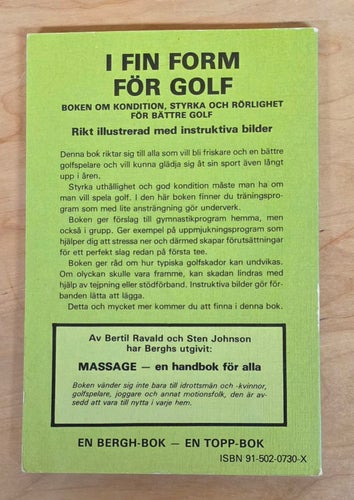 I Fin Form För Golf - Bertil Ravald, Sten Johnson