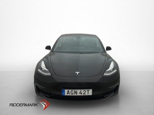 Tesla Model 3 Long Range Panorama Kamera Navi Svensksåld