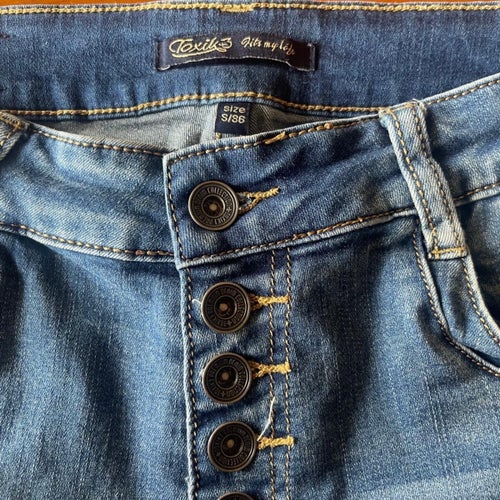 Toxik3 blå jeans, storlek S/36