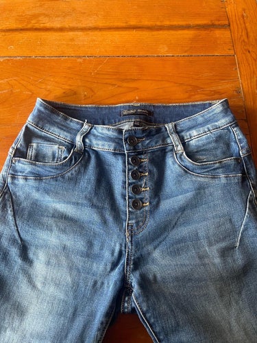 Toxik3 blå jeans, storlek S/36