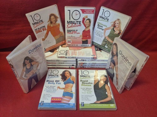 LAGERRENSNING - WORKOUT 10 MINUTE SOLUTION / DAVINA PAKET [OLIKA SKICK] DVD