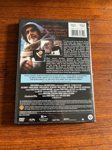 DVD-film: The Name Of The Rose (Sean Connery)