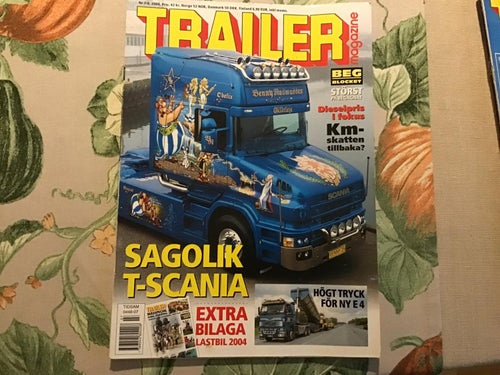 TRAILER NR 7/8 2004 SAMFRAKT,TREKANTEN,LYCKSELE,I KASHI,SANDVIKEN GYMNASIET