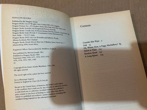 Consider Her Ways And Others by John Wyndham, bok, Very Good plus, N