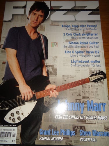 Fuzz nr1 2008 Johnny Marr The Smiths, Grant Lee Phillips, Christian Kjellvander,