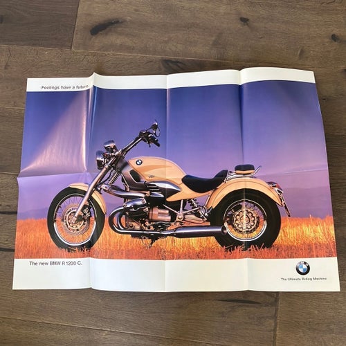BMW R 1200 C Affisch broschyr 1998