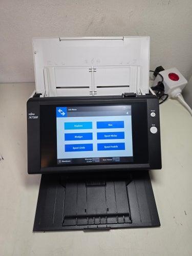 Fujitsu N7100 Nätverksskanner Med Touchskärm