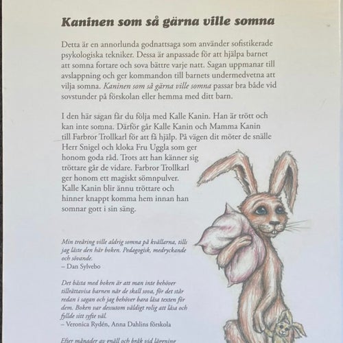 Kaninen som så gärna ville somna - Carl-Johan Forssén Ehrlin