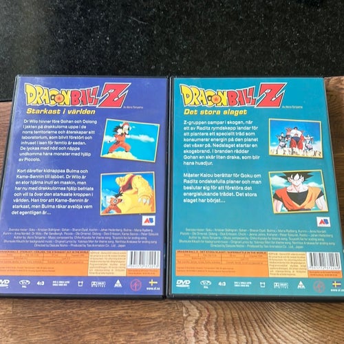 Dragon Ball Z DVD-filmer: Starkast i världen & Det stora slaget