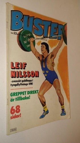 Buster 1979 nr 22. Leif Nilsson. Good Plus