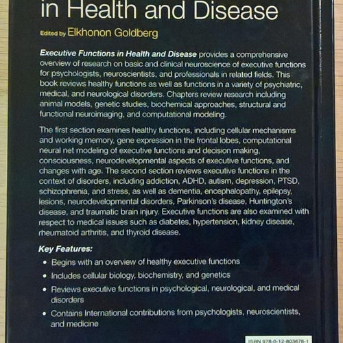 Executive Functions in Health and Disease / Elkhonon Goldberg