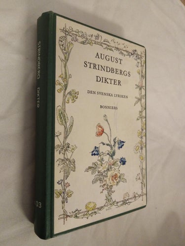 August Strindbergs dikter, bok. Very Good