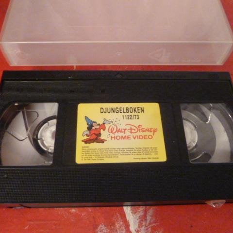 DJUNGELBOKEN, VHS, BARNFILM