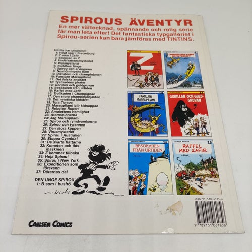 Den Unge Spirou 1 - B som i Busfrö