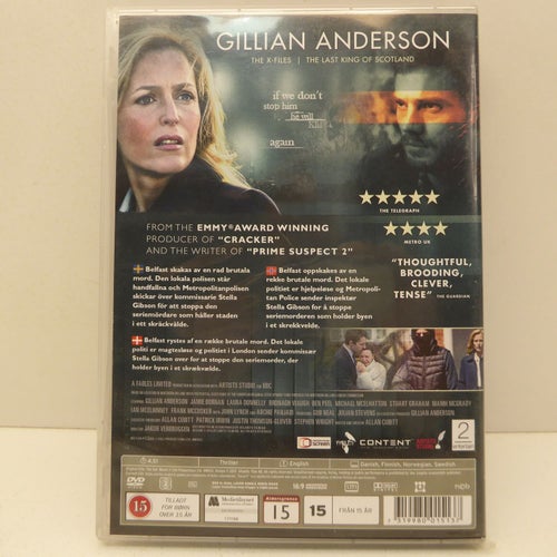 The Fall - Gillian Andersson - Region 2, DVD-box, Svensk text, Fint skick