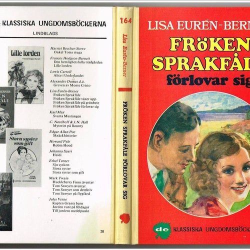 FRÖKEN SPRAKFÅLE FÖRLOVAR SIG - Lisa Eurén-Berner (Lindblads 1978)