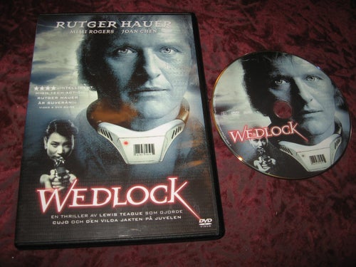WEDLOCK (RUTGER HAUER,MIMI ROGERS,JOAN CHEN,JAMES REMAR) DVD