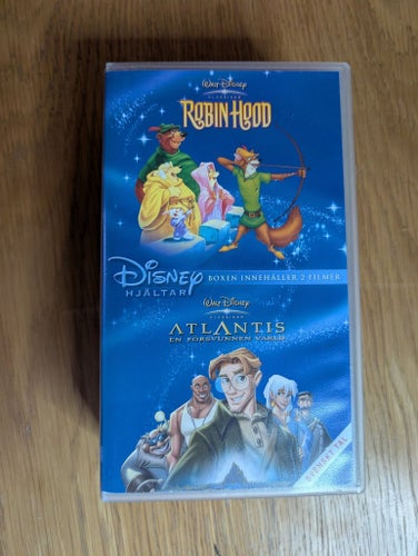 BIG-VHS! Walt Disney Klassiker Robin Hood & Atlantis VHS