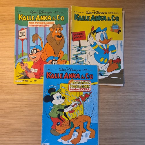 Kalle Anka & C:o Nr 12, 14, 2 - 1979