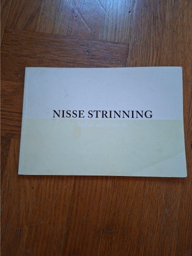 Nisse Strinning - Bakåt och framåt 1996 utställningskatalog Kalmar konstmuseum