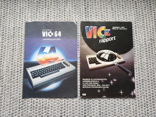 Broschyr Commodore VIC-64 & Vic-rapport nr 3