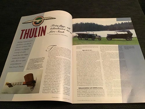 CLASSIC MOTOR NR 12 1995 ENOCH THULIN,NORTON,MGA 40 år,VELOCETTE,FIAT 600