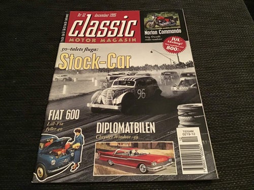 CLASSIC MOTOR NR 12 1995 ENOCH THULIN,NORTON,MGA 40 år,VELOCETTE,FIAT 600