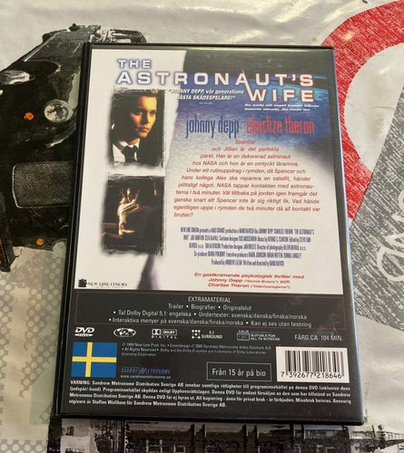 THE ASTRONAUT´S WIFE (1999) SVENSK UTGÅVA I MKT FINT SKICK!