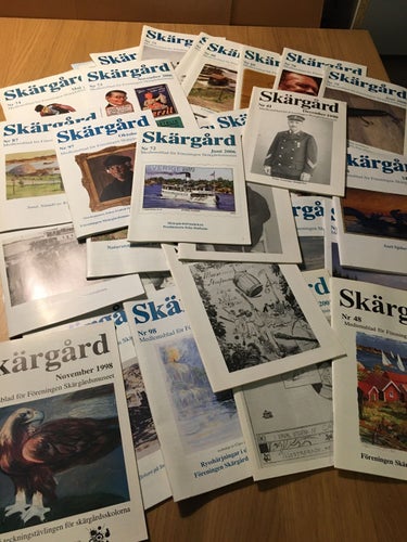 Skärgård 39 nummer (Medlemsblad för Föreningen Skärgårdsmuseet)