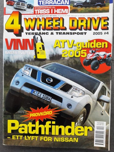 4 Wheel Drive nr 4 2005: Dodge Ram Hemi, Nissan Pathfinder, beg Hyundai Terracan