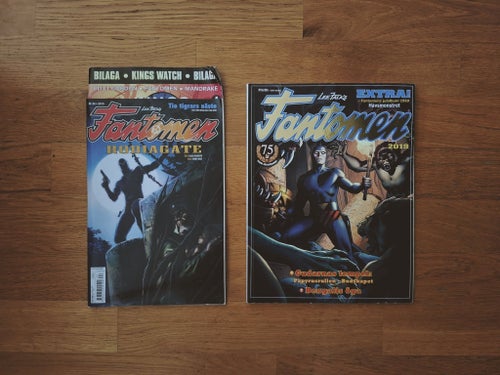 Fantomens julalbum 2019 och Fantomen Nr 24 2015